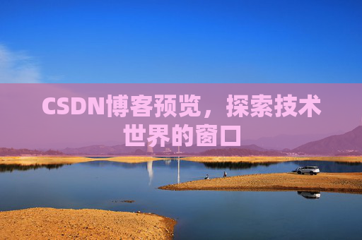 CSDN博客预览，探索技术世界的窗口